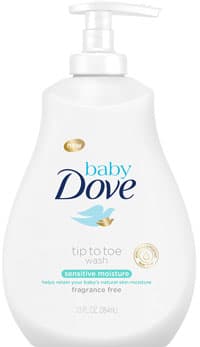 Baby Dove Sensitive Moisture Tip to Toe Body Wash Image