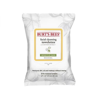 Burt’s Bees Sensitive Facial Cleansing Towelettes Image