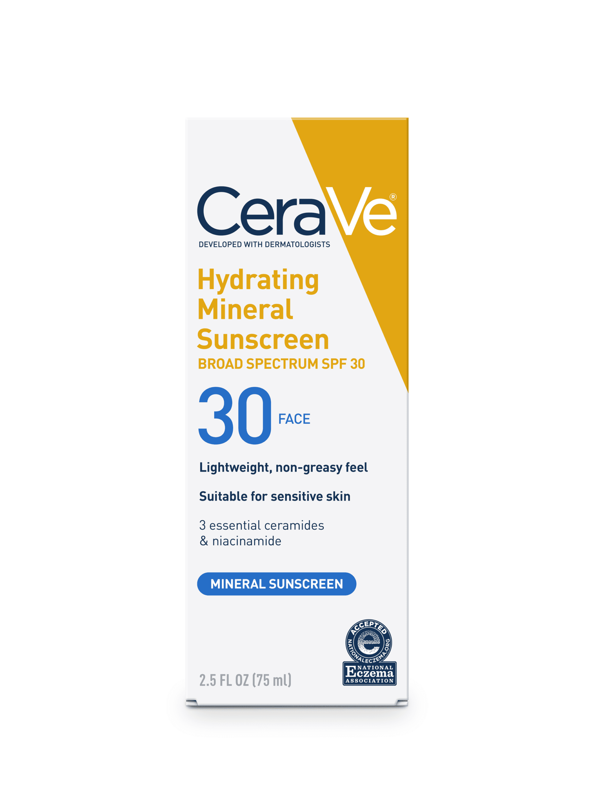 CeraVe® Hydrating Sunscreen SPF 30 Face Image