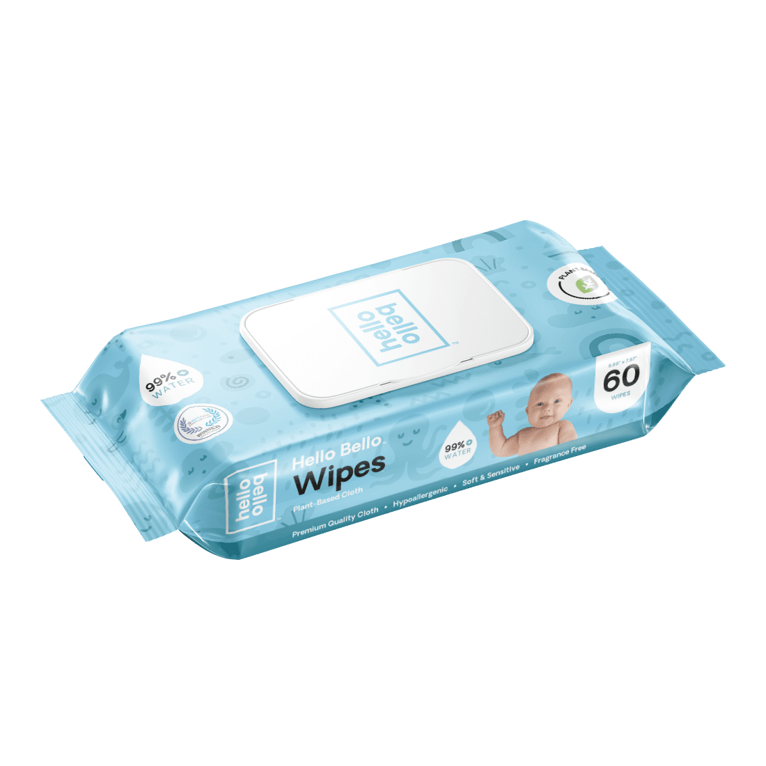 Hello Bello™ Plant-Based Baby Wipes Image