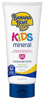 BANANA BOAT KIDS 100% MINERAL LOTION SPF 50 Image