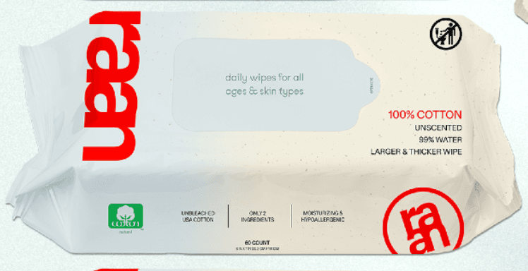 The first unbleached 100% cotton baby wipes Image