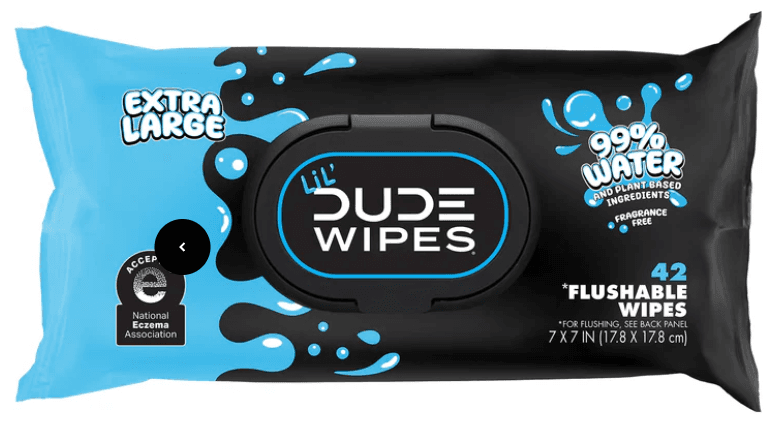 Lil’ Dude Wipes Fragrance Free Image