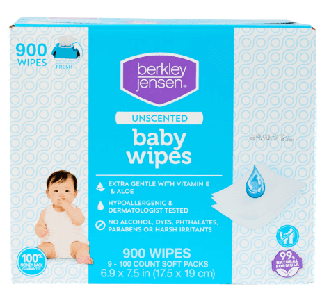 Berkley Jensen Baby Wipes Fragrance Free Image