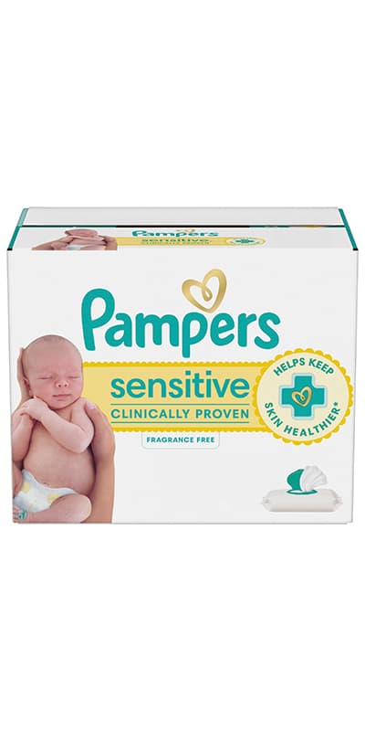 Pampers Sensitive Wipes Image