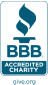 Better Business Bureau accredited charity