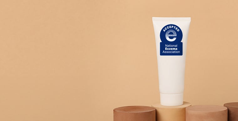 Product bottle with NEA seal of acceptance