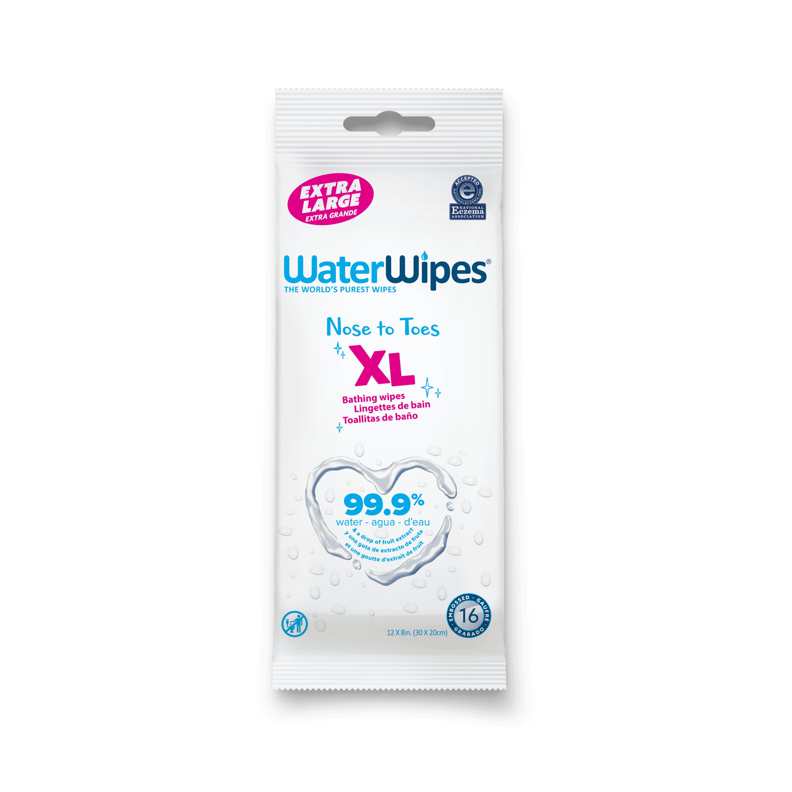 WaterWipes Sensitive⁺ Bathing (XL) Wipes Image