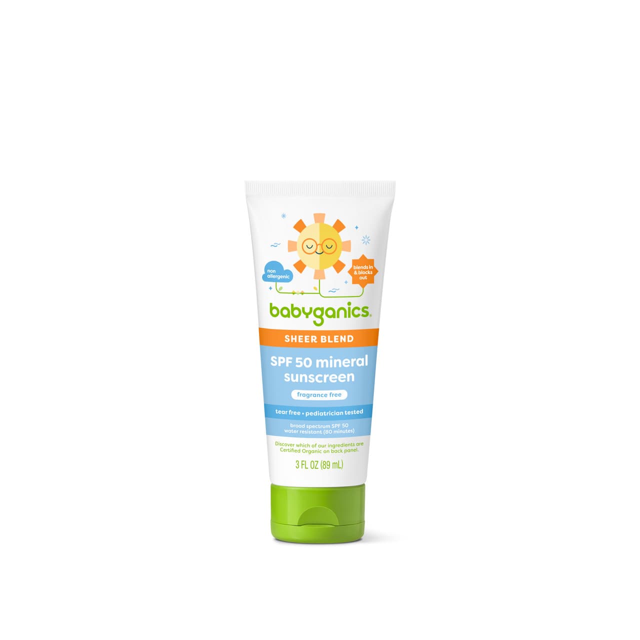 Babyganics Sheer Blend SPF 50 Mineral Sunscreen Lotion Image