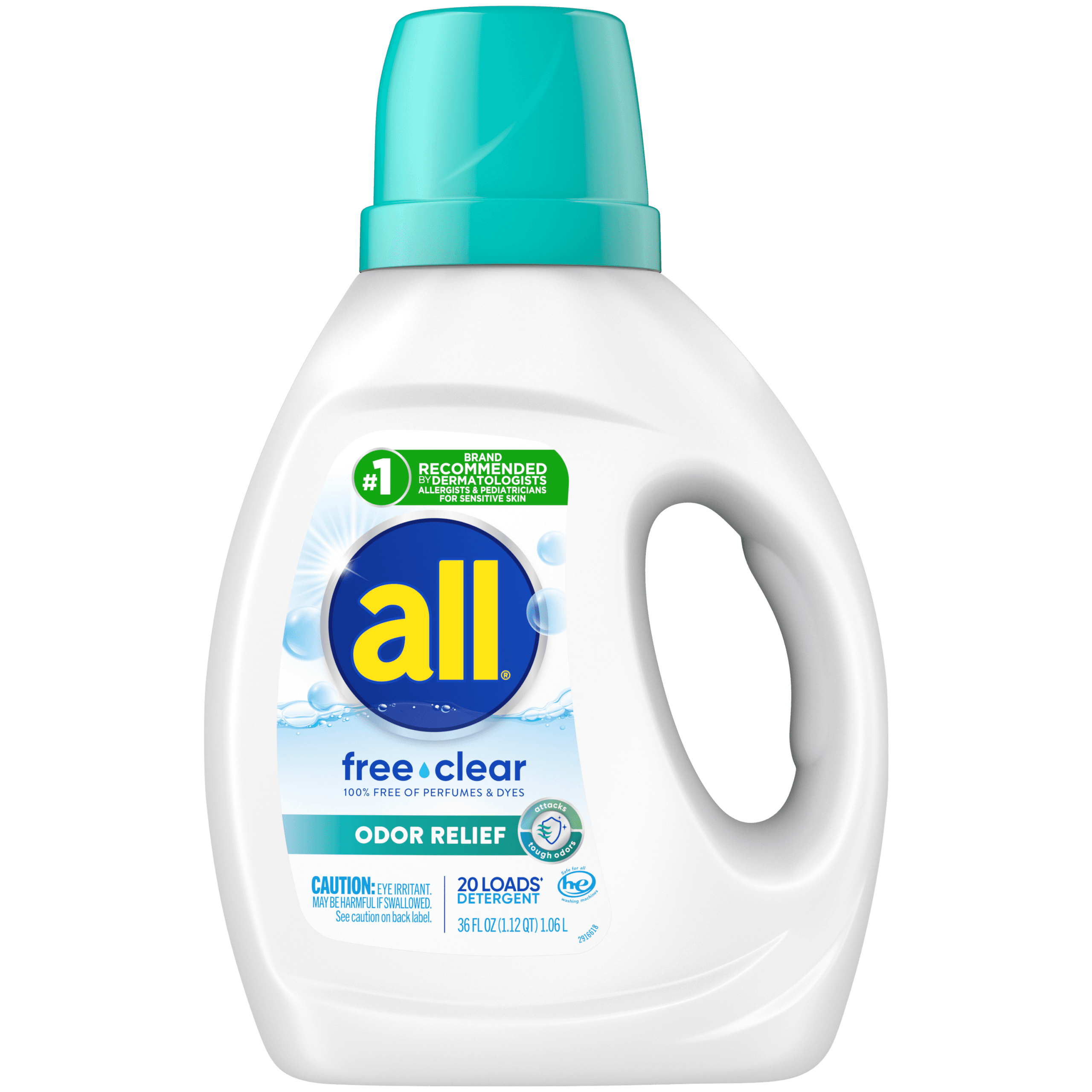 ‘all free clear liquid laundry detergent, odor relief Image