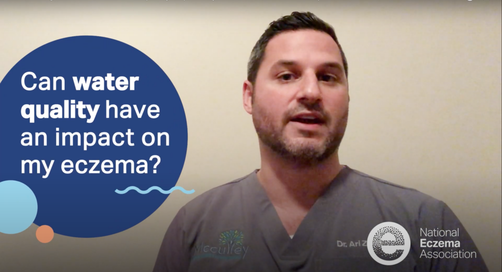 Ask the Eczperts Dr. Ari Zelig Answers "Can water quality have an